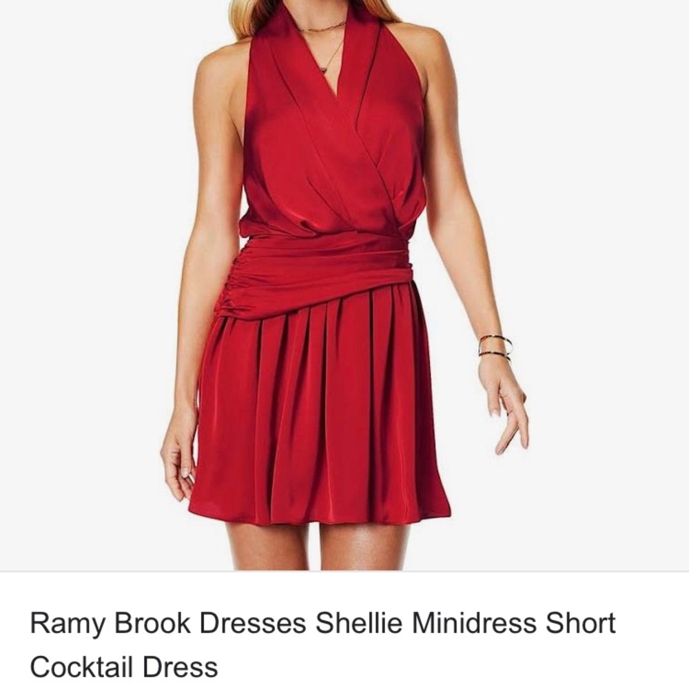 brand NWT ramy brook shellie cocktail dress size 00 revolve